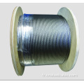 7x7 dia.1.0 mm à 10 mm Corde en fil en acier galvanisé